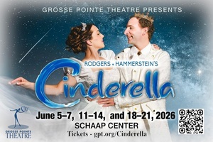 Grosse Pointe Theatre presents Rodgers & Hammerstein’s Cinderella June 5-21, at the Schaap Center