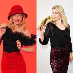 Janet Evra with Bria Skonberg