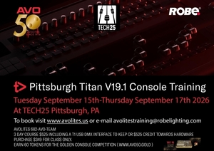 Avolites Titan V18 Console Training
