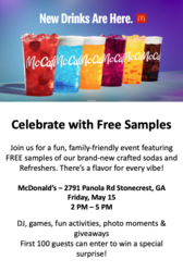 McDonald’s Celebrates New Specialty Drinks with Free Tasting Experience