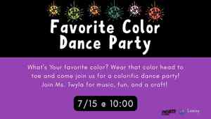 Favorite Color Dance Party