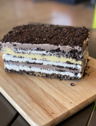 Decadent Oreo Cheesecake Jelati Cake Available at Jeremiah’s Italian Ice for Father’s Day JUNE 21