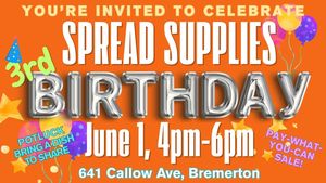 3rd Birthday Party! @ Spread Supplies