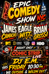 James Camacho ,  Wildnout Eagle Witt & Brian Grossi at the Legendary Comic Strip Live