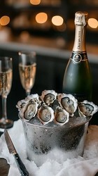 Bubbles & Brine: An Evening of Champagne, Oysters and Desserts