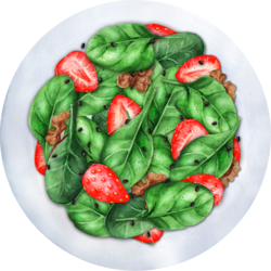 Strawberry Spinach Salad Cooking Demonstration