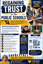 📚✨ Join Linda Thornton Thomas for a Virtual Community Meeting Regaining Trust in Our Public Schools
