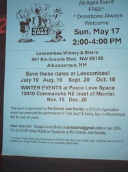 Rio Grande Jazz Society TRAD JAZZ Jam - Sun., May 17 2-4 PM