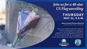48-Star Flag Unveiling