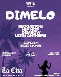 DIMELO: Reggaeton, Hip Hop & Dembow Party at La Cita DTLA