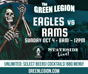Eagles vs. Rams - Green Legion Home Game Tailgate
