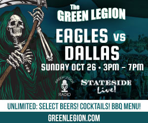 Eagles vs. Dallas - Green Legion Home Game Tailgate