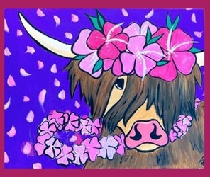 "Hawaiian Highlander" In-Studio Paint Party!