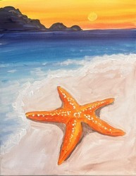 "Starfish at Sunset" In-Studio Paint Party!