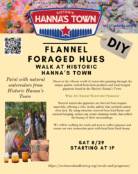 Nature Pigment Foraging Walk with Flannel Roots Farm 29 aug