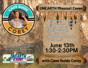 Cave Guide Corey - UNEARTH Missouri Caves