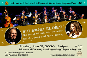 Big Band Series, 17-Piece Big Band Alumni, American Legion Post 43 Father's Day Sunday, June 21, 202