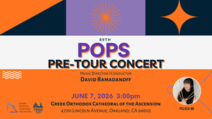 Young People’s Symphony Orchestra Presents the 89th Pops / Pre-Tour Concert