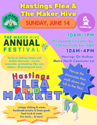 Hastings Flea & The Maker Hive on June 14