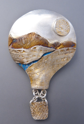 Landscapes in Silver Metal Clay Jewelry (2-day class) - Tamara Culp Fort Myers Beach Art Assoc