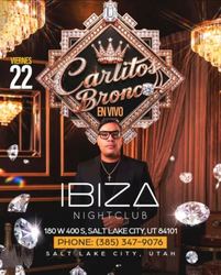 Carlitos Bronco en Vivo in Salt Lake City, UT | Salsa Night May 22, 2026