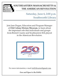 Southeastern Massachusetts and the American Revolution