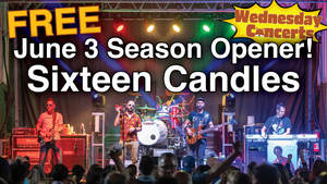 FREE Sixteen Candles Concert, June 3 at Fox Pointe in Lansing!
