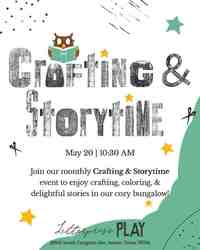 May Crafting & Storytime at Letterpress PLAY!