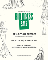 High Society Resale Boutique's Big Dress Sale