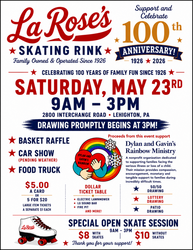 LaRose’s Skating Rink 100th Anniversary Celebration & Fundraiser