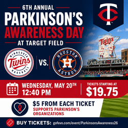 Parkinson's Awareness Day at Target Field Twins vs Houston