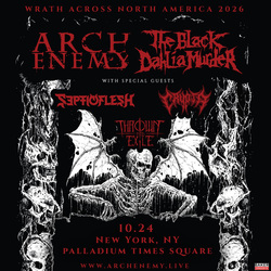Wrath Across North America 2026 with Arch Enemy and The Black Dahlia Murder in NYC
