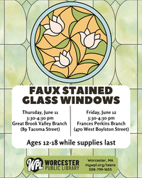 Faux Stained Glass Windows