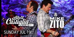 Blood Brothers featuring Albert Castiglia & Mike Zito returning to The Kent Stage July 19th