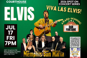 ELVIS - Dan Fontaine & Memphis Sun Mafia Band 7/17/26 FRI 7pm