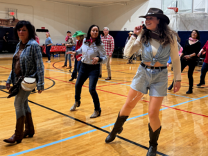 Line Dancing Class at the YMCA of Greenwich