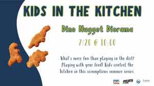Kids In The Kitchen: Dino Nugget Dioramas