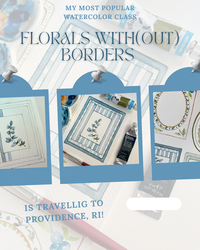 Florals with(out) borders - botanical watercolor workshop