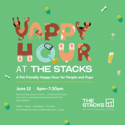 Yappy Hour at The Stacks on 6/12