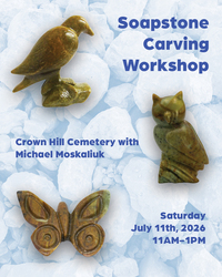 Stone Carving Workshop with Crown Hill Foundation’s Artist in Residence, Michael Moskaliuk