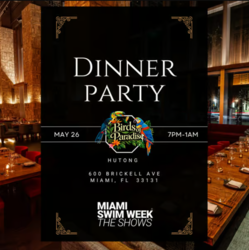 Miami Swim Week The Shows Kick-Off Dinner Party at Hutong Miami