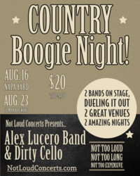 Summer Sessions - Country Boogie Night - Napa!