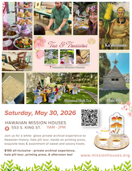 Tea & Treasures: A Private Archival Experience - Hold Hawaiian History in Your Hands & High Tea!