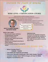 Reiki Level I Certification Course
