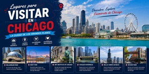 Explora Chicago: los 10 mejores lugares para visitar en Chicago en tu primer viaje