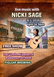 Nicki Sage at FigLeaf Brewery- August 1