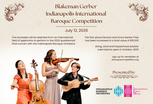 Blakeman Gerber Indianapolis International Baroque Competition