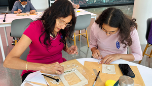 Free Art Workshop: Clay Tile Carving