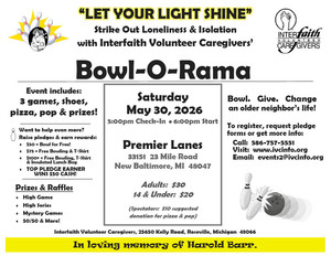 Interfaith Volunteer Caregivers Bowl-O-Rama