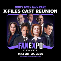 X-Files Reunion with Gillian Anderson & David Duchovny at FAN EXPO Denver!